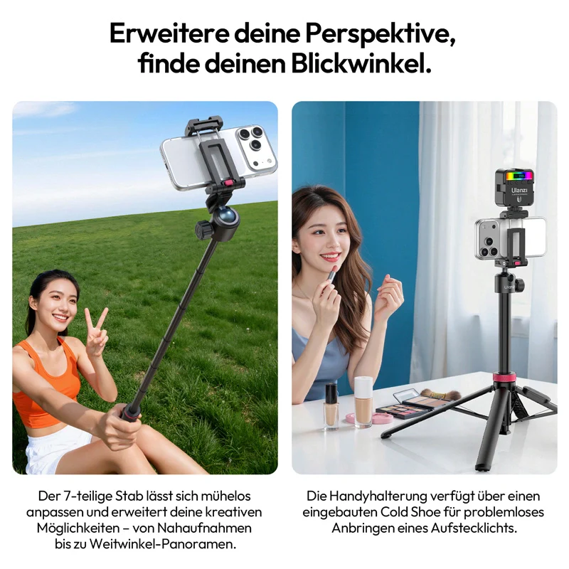 Ulanzi MT-44 B 2-in-1 Selfie-Stick Stativ S056 - Image 3